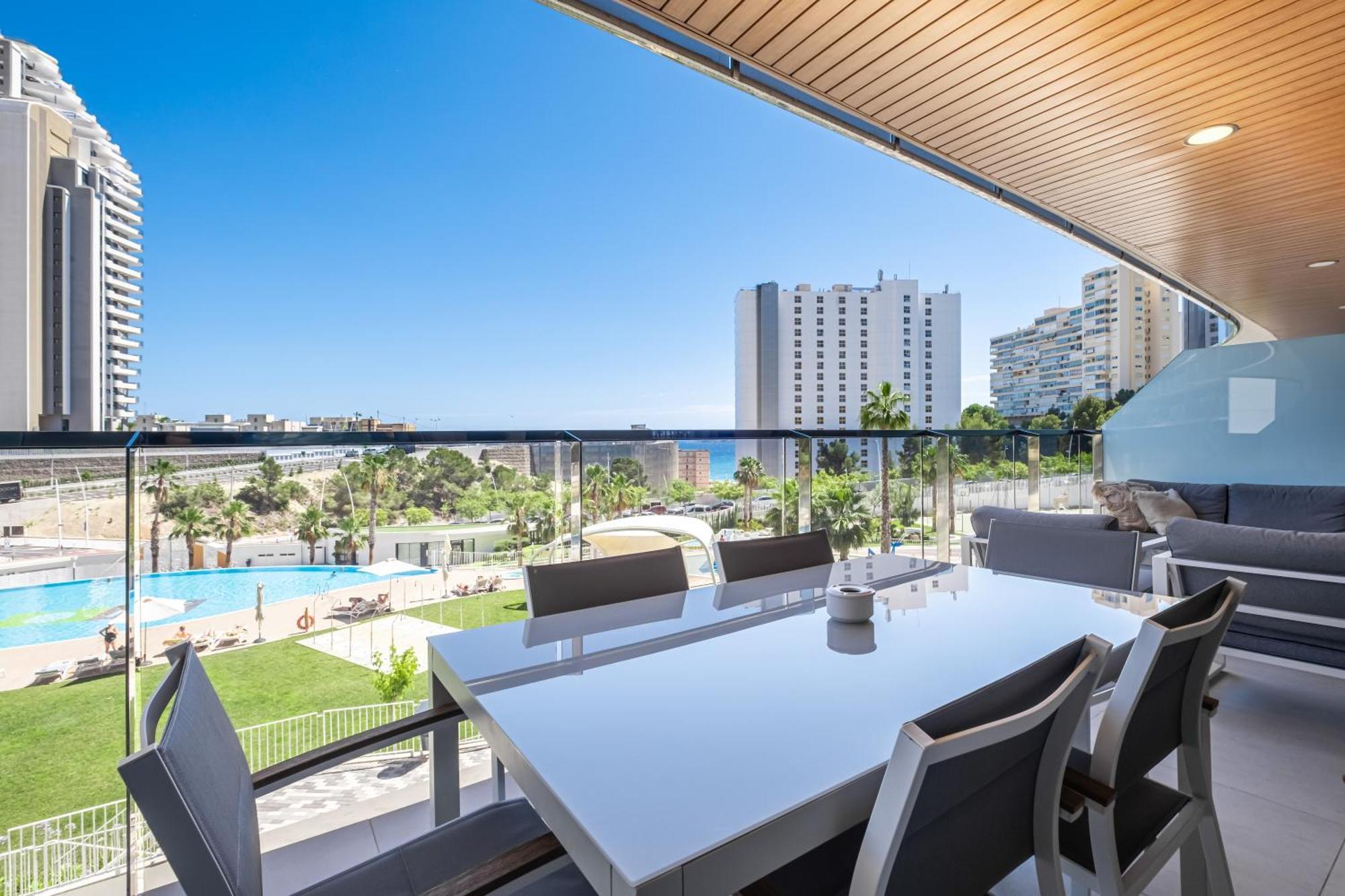 Ferienwohnung Sunset Waves Siesta Benidorm Exterior foto